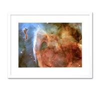 Doppelganger33 LTD NASA Hubble Space Telescope Light Shadow Carina Nebula Keyhole NGC 3372 Photo Artwork Framed Wall Art Print 9X7 Inch