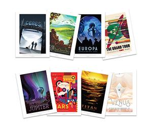 Doppelganger33 LTD NASA Poster Space Grand Tour Travel Advert Pack x 8 Posters Unframed Art Prints