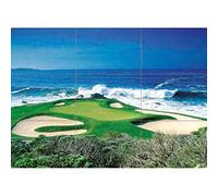 Doppelganger33 LTD Ocean Golf Course Scenic XL Giant Panel Poster Art Print (9 Sections)