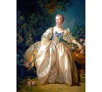 Doppelganger33 LTD Painting Portrait Boucher Socialite Madame Bergeret Large Art Print Poster Wall Decor 18x24 inch