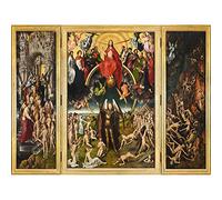 Doppelganger33 LTD Painting Triptych Memling The Last Judgment Wall Large Art Print Poster Wall Decor 18x24 inch