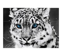 Doppelganger33 LTD Snow Leopard Animal XL Giant Panel Poster Art Print (9 Sections)