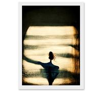 Doppelganger33 LTD The Morning Light Abstract Peaceful Artwork Framed Wall Art Print A4