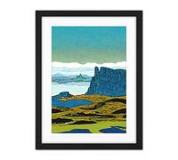 Doppelganger33 LTD The Storr Isle Of Skye Scottish Landscape Artwork Framed Wall Art Print 18X24 Inch