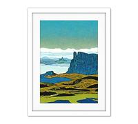 Doppelganger33 LTD The Storr Isle Of Skye Scottish Landscape Artwork Framed Wall Art Print 18X24 Inch