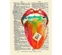 Doppelganger33 LTD Tripper Acid Lsd Dictionary Page Large Canvas Art Print Poster Wall Decor 18x24 inch