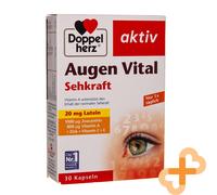 DOPPELHERZ Aktiv Augen Vital Vitamin A Vitamin C E Zinc for Eyes 30 Capsules
