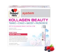 DOPPELHERZ® System KOLLAGEN BEAUTY 30x 25 ml Malina i Jagoda Raspberry