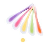 Doppelseitiger Silikon-Spachtel, zum Kochen und Backen, als Teigschaber, für Butter, Eiscreme, von Best Utensils gelb