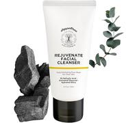 Doppeltree 3-in-1 Exfoliating Facial Cleanser with 2% Salicylic Acid, Hydrated Silica, & Activated Charcoal for Clearer Skin, Oil Control & Anti Aging