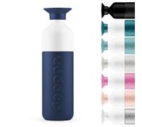 Dopper Insulated Thermo Bottle 580ml Breaker Blue - Double-Walled, Leak-Proof, Keeps Cold for 24h/hot for 9h - Stainless Steel Drinking Bottle - Thermo Mug - Coffee Cup - Water, Tea