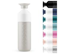 Dopper Insulated Thermo Bottle 580ml Gentle Grey - Double-Walled, Leak-Proof, Keeps Cold for 24h/hot for 9h - Stainless Steel Drinking Bottle - Thermo Mug - Coffee Cup - Water, Tea