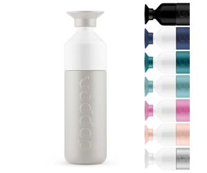 Dopper Insulated Thermo Bottle 580ml Gentle Grey - Double-Walled, Leak-Proof, Keeps Cold for 24h/hot for 9h - Stainless Steel Drinking Bottle - Thermo Mug - Coffee Cup - Water, Tea