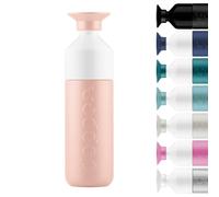 Dopper Insulated Thermo Bottle 580ml Pebble Peach - Double-Walled, Leak-Proof, Keeps Cold for 24h/hot for 9h - Stainless Steel Drinking Bottle - Thermo Mug - Coffee Cup - Water, Tea