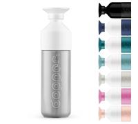 Dopper Insulated Thermo Bottle 580ml Silver - Double-Walled, Leak-Proof, Keeps Cold for 24h/hot for 9h - Stainless Steel Drinking Bottle - Thermo Mug - Coffee Cup - Water, Tea