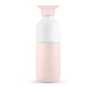 Dopper Steel 350 ml Soft Pink Stainless Steel Water Bottle, BPA-Free Water Bottle, 18/8 Stainless Steel, Leak-Proof, Sports Bottle for Sports, Outdoor and Office