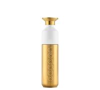 Dopper Steel Gold drinking bottle 490ml - stainless steel water bottle - BPA free water bottle, 18/8 stainless steel, leakproof - sports bottle for sports, outdoor & office