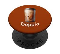 Doppio Coffee and tumbler image. PopSockets Adhesive PopGrip