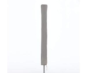 Doppler Basic Garden Umbrella Cover for Parasols up to 250 cm - For Perfect Parasol Protection - Weatherproof - Light Grey