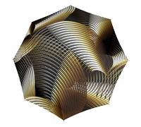 Doppler Fiber Flex Stick umbrella 87 cm gold colored