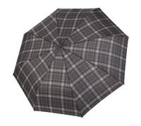 Doppler Fiber Magic check pocket umbrella 27 cm gray