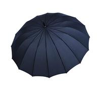 Doppler Liverpool Automatic Long Umbrella - Large Roof - Unusual, Elegant Look, Navy, Mediana