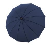 Doppler Nature Long Bamboo Stick umbrella 90 cm blue
