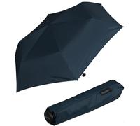 doppler Pocket Umbrella Zero, 99 - Weight only 99 g - Stable - Windproof - 21 cm, Crystal Blue, Mediana, minimalist, modern