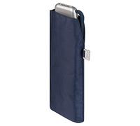 Doppler Slim Plain Carbon Steel Pocket Umbrella - Handy Size - Lightweight - 22cm, Navy blue, 88, Mini Umbrella with Hand Opener