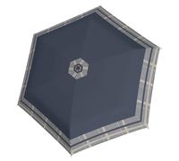 doppler umbrella Fiber Magic Timeless Hahnentritt Blue