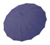 Doppler Liverpool Automatic Long Umbrella - Large Roof - Unusual, Elegant Look, Navy, Mediana