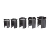 Doppler 85897RR AZ-RR Reduzierhülsen für Sonnenschirmständer 5er Set Reducing Sleeve for Parasol Stand, Black