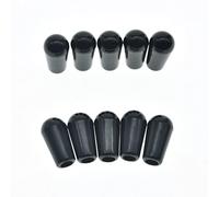 Dopro 10-Pack Black American #8-32 Thread 3 Way Toggle Switch Cap Knob for USA Gibson Pickup Selector Switch/Switchcraft Switch