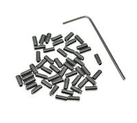 Dopro 100-Pack Metric M3x6mm Stainless Steel Guitar Bridge Saddle Height Adjustment Screws Fits Fender Stratocaster/Telecaster