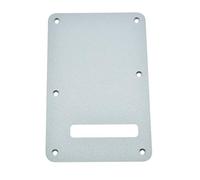 Dopro 11 Hole Matte Aluminum Strat Back Plate Cover Metal Anodized Tremolo Cavity Cover for USA/Mexico ST/Strat/Stratocaster Matte Silver