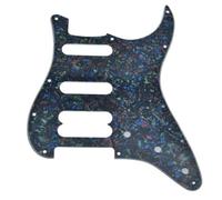Dopro 11-Hole ST/Strat HSS Guitar Pickguard Humbucking Pickup No screw holes for American Ultra Series Strats Abalone Pearl