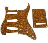 Dopro 11 Hole Strat SSS Pickguard ST Back Plate Trem Cover for USA/Mexican FD Strat Gold Pearl