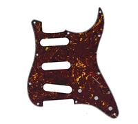 Dopro 11 Hole Vintage 62 Strat ST SSS Single Coil Pickups Guitar Pickguard Scratch Plate with Screws for American Fender 62 Stratocaster Vintage Tortoise