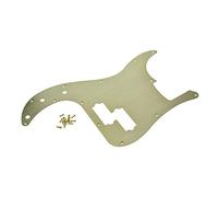 Dopro 13 Hole Left Handed Modern-Style Metal Aluminium Anodized Precision Bass P Bass Pickguard for American FD P Bass Gold