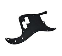 Dopro 13 Hole Right Handed Modern-Style Metal Aluminium Anodized Precision Bass P Bass Pickguard for American FD P Bass Black