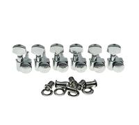 Dopro 2 Pin Locking Guitar Tuners Tuning Keys Pegs Machine Heads for American FD Strat/Tele Chrome