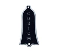 Dopro 2-ply Historic Style Engraved "CUSTOM" Truss Rod Cover with Stainless Screws for Vintage Reissue LP/SG