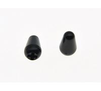 Dopro 2pcs Guitar 5 Way Pickup Switch Tip Switch Cap Switch Knob for USA FD Strat/Tele/Stratocaster Black
