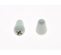 Dopro 2pcs Guitar 5 Way Pickup Switch Tip Switch Cap Switch Knob for USA FD Strat/Tele/Stratocaster White