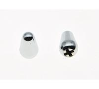 Dopro 2pcs Guitar 5 Way Pickup Switch Tip Switch Cap Switch Knob for USA FD Strat/Tele/Stratocaster Chrome