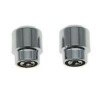 Dopro 2pcs Plastic Guitar Barrel Switch Tip 3 Way Pickup Selector Switch Knob for U.S./Import Tele Telecaster Chrome