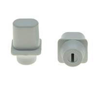 Dopro 2pcs Vintage Top Hat Switch Tip 3 Way/4 Way Pickup Selector Switch Knob for U.S. Tele/Telecaster White