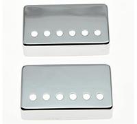 Dopro 2x Chrome 52mm Pole Spacing Humbucker Guitar Pickup Cover fits Les Paul