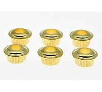 Dopro 30x Metal Gold 10mm Vintage Guitar Tuning Keys Conversion Bushings Adapter Ferrules