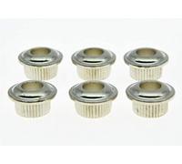 Dopro 30x Metal Nickel 10mm Vintage Guitar Tuning Keys Conversion Bushings Adapter Ferrules